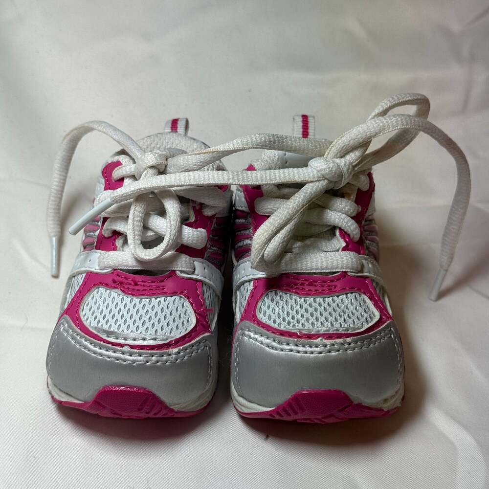 Koala Kids Pink & White Sneakers Size 2